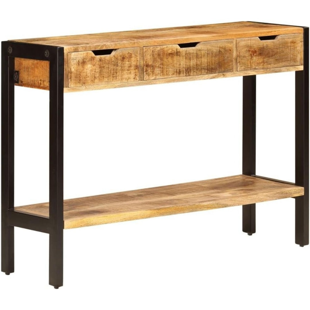 Sideboard mit 3 Schubladen, Schubladen und einem Metallgestell