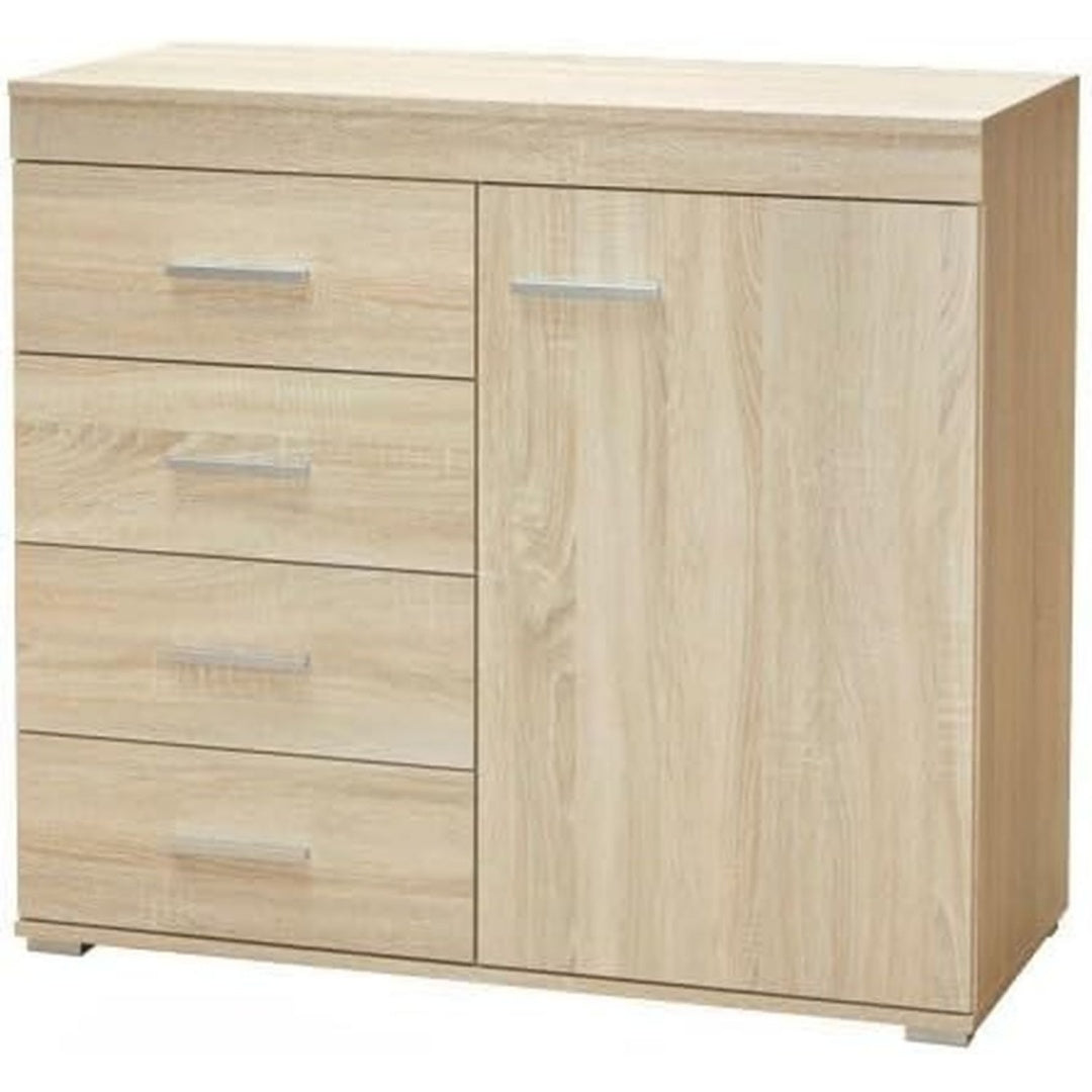 4 Schubladen an dem Sideboard mit den Massen 100 x 45 x 93 cm