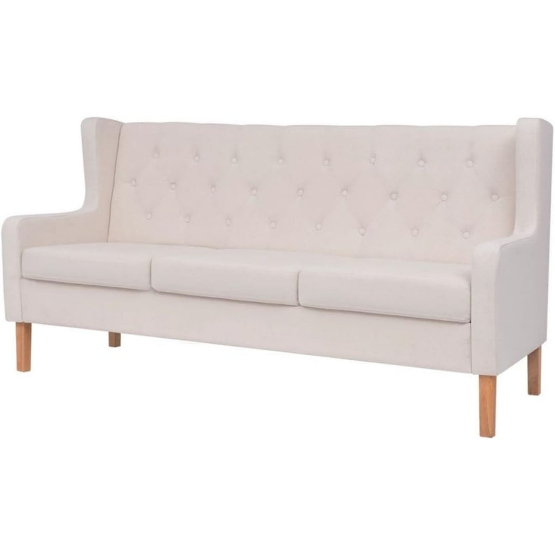 Sofa aus Stoff in Creme