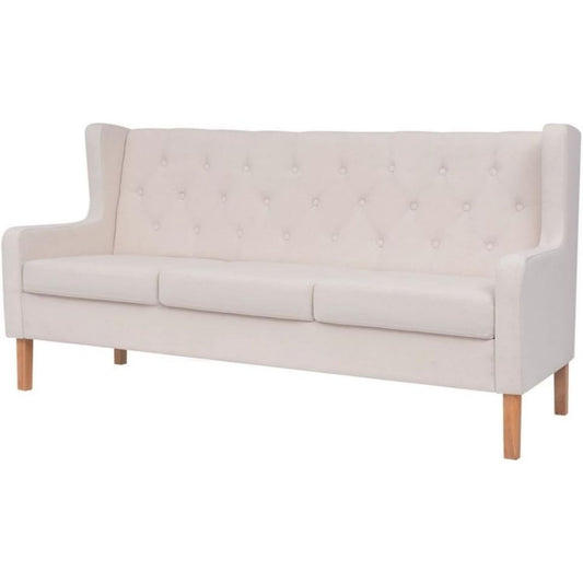 Sofa aus Stoff in Creme