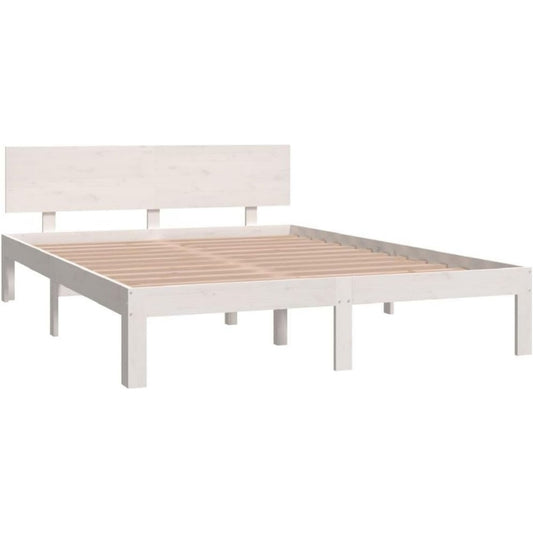 Bettgestell mit den Massen 140 x 200 cm in Weiss