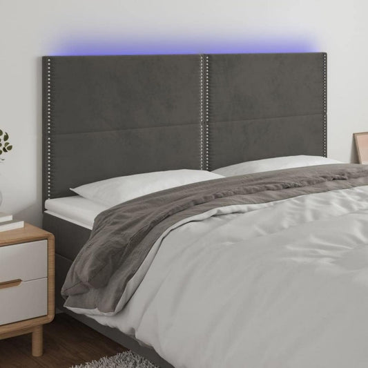 Kopfteil mit weichen Polstern, Hoehenverstellung und LED Beleuchtung