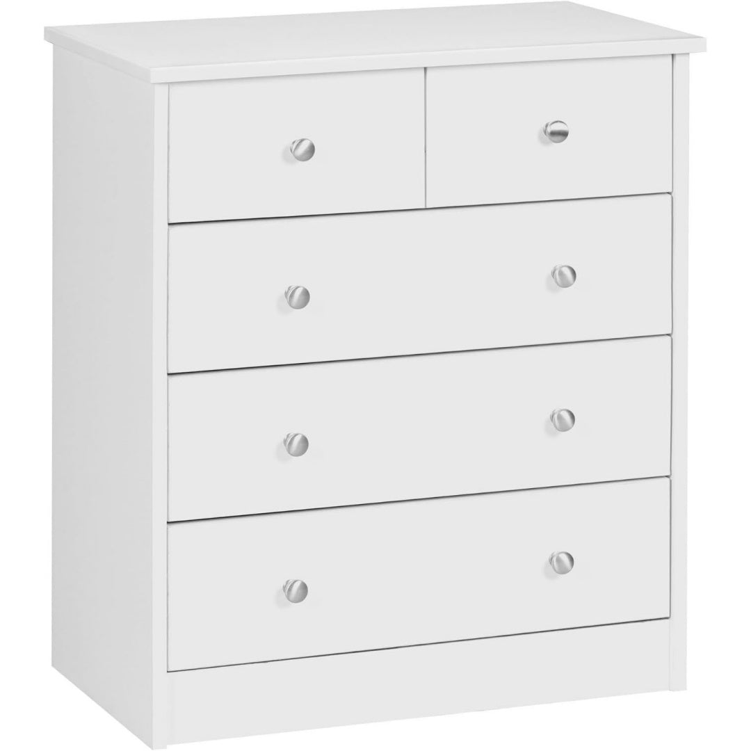 5 Schubladen praegen die Gestaltung von dem Sideboard