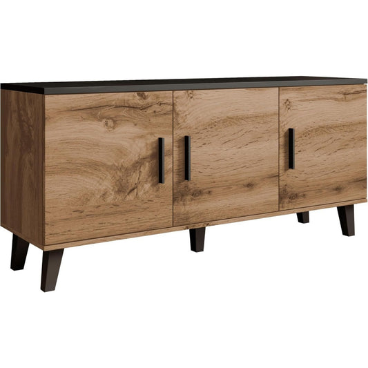 Sideboard mit geschlossenem Stauraum und Reliefstrukturen