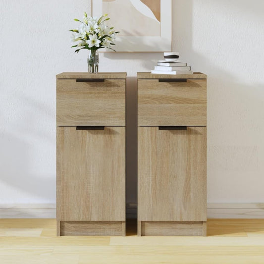 Das Sideboard setzt auf geschlossenen Stauraum mit den Massen 30 x 30 x 70 cm